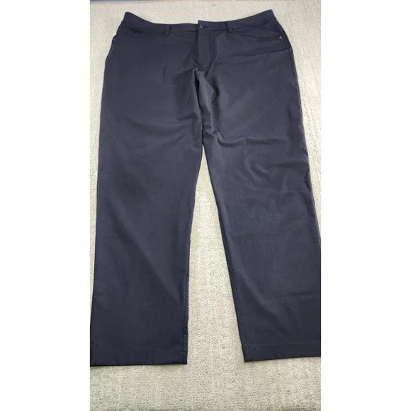 Lululemon Pants Men 40X31 ABC Classic Fit Performance Warpstreme Black Chino - Picture 8 of 13